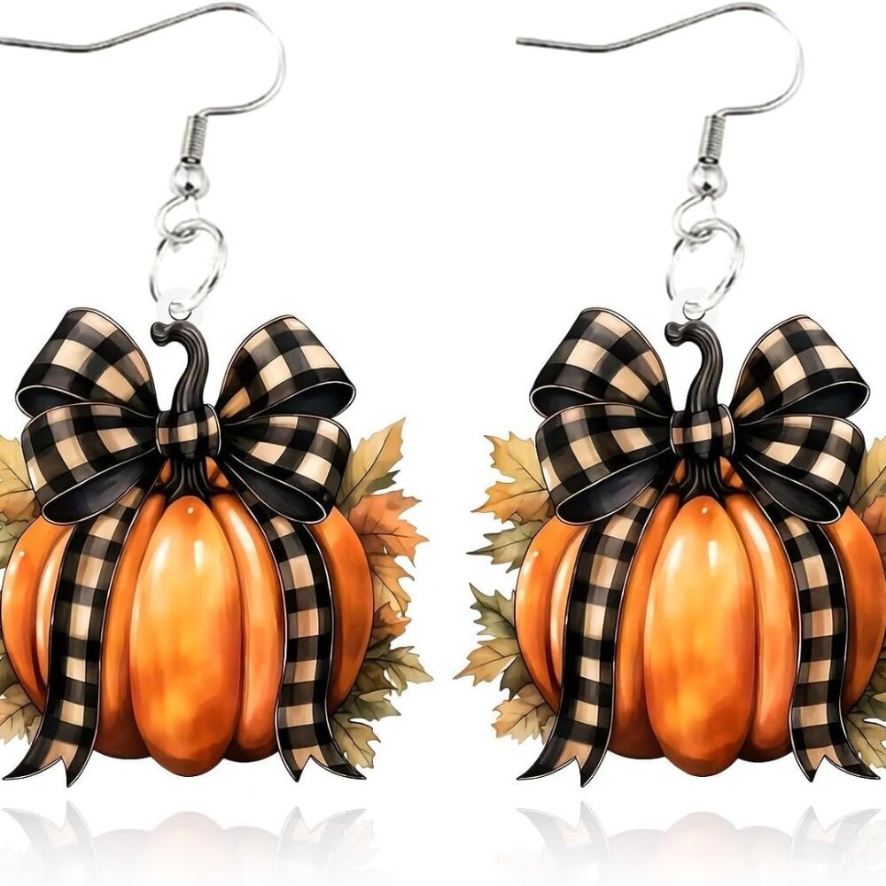 Fall Earrings Thanksgiving Earring for Women Maple Leaf Dangle Earrings Autumn L